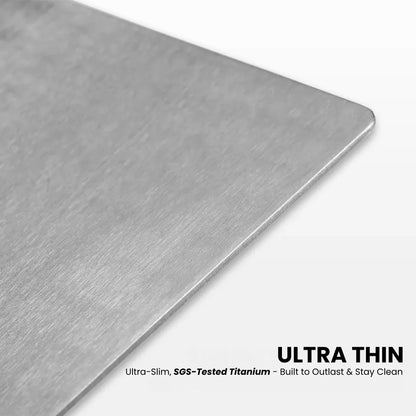 🔥 Titanium Alloy Cutting Board – Ultra-Durable, Hygienic & Knife-Friendly Kitchen Essential