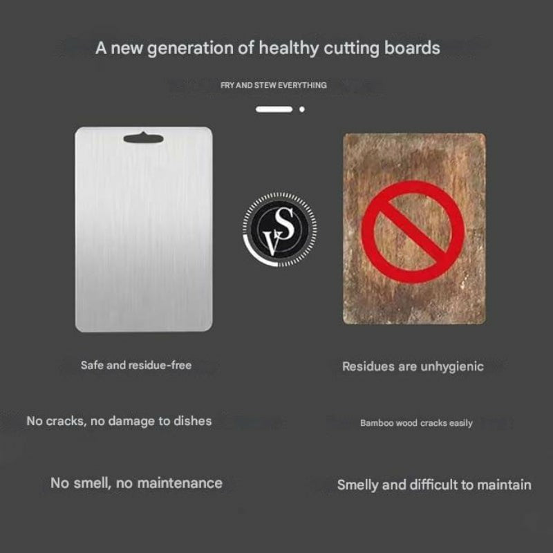 🔥 Titanium Alloy Cutting Board – Ultra-Durable, Hygienic & Knife-Friendly Kitchen Essential